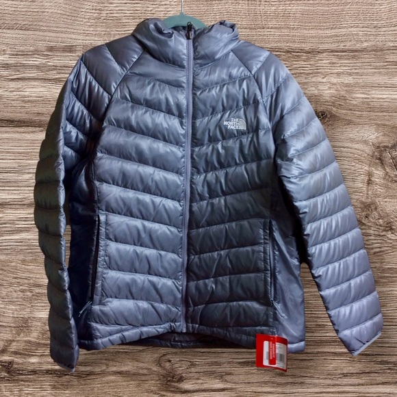 Nwt North Face Flare Down Jacket Xl Gray. Standard Fit.